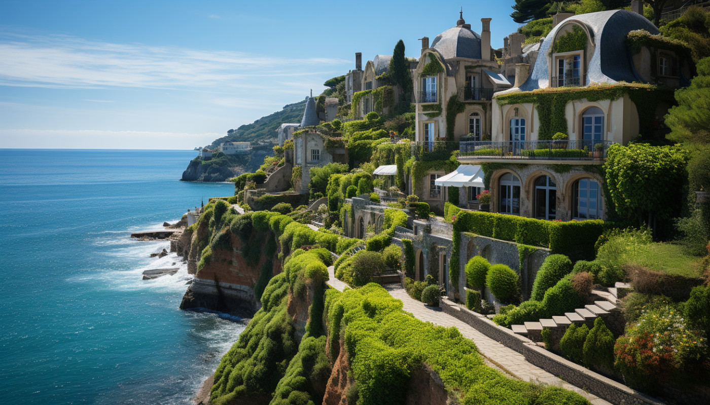 Explorando la fusión de arte y naturaleza: Una guía detallada de los Jardines d'Etretat